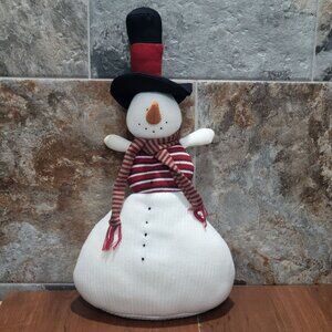 Vintage Gund Long Top Hat Snowman Big Belly Plush 21 Inch Tall